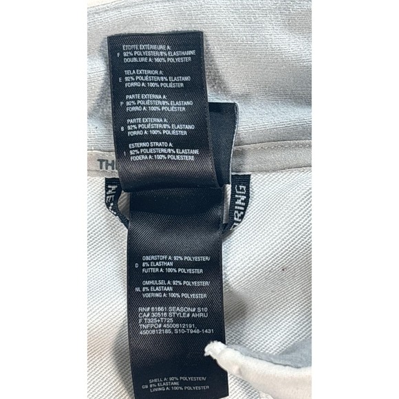 The North Face Jacket Womens Large White Gray Apex Softshell Full Zip TNF AHRU - Picture 7 of 16